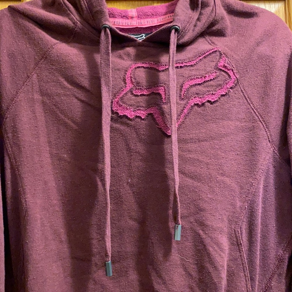 Purple fox racing hoodie